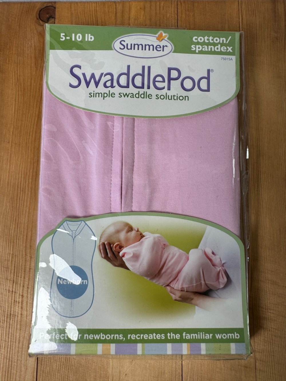 Summer SwaddlePod Baby Swaddle - Light Pink
